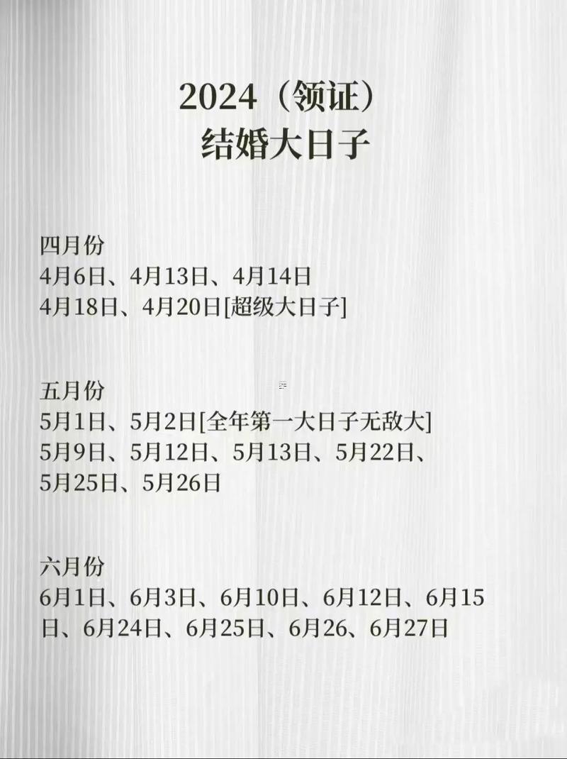 2026年12月適合結(jié)婚的日子