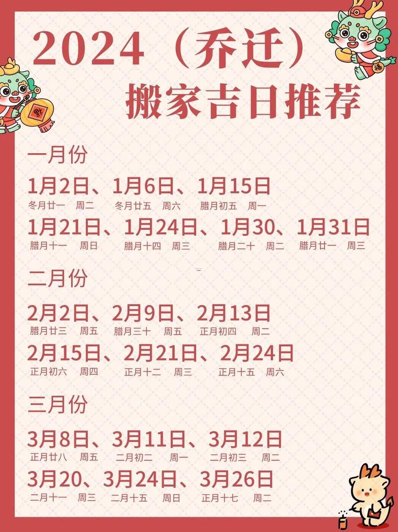 2026年1月份進新房吉日