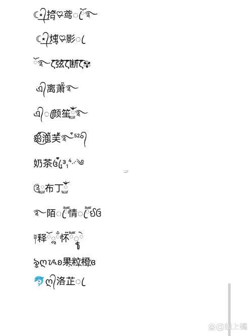 符號(hào)名字大全