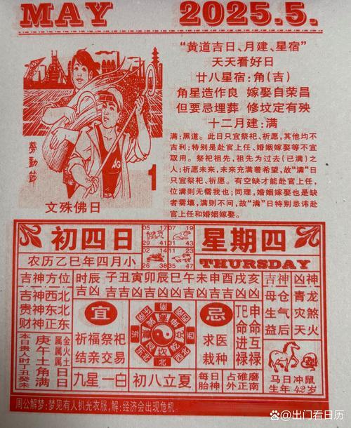 2026年四月出行吉日查詢